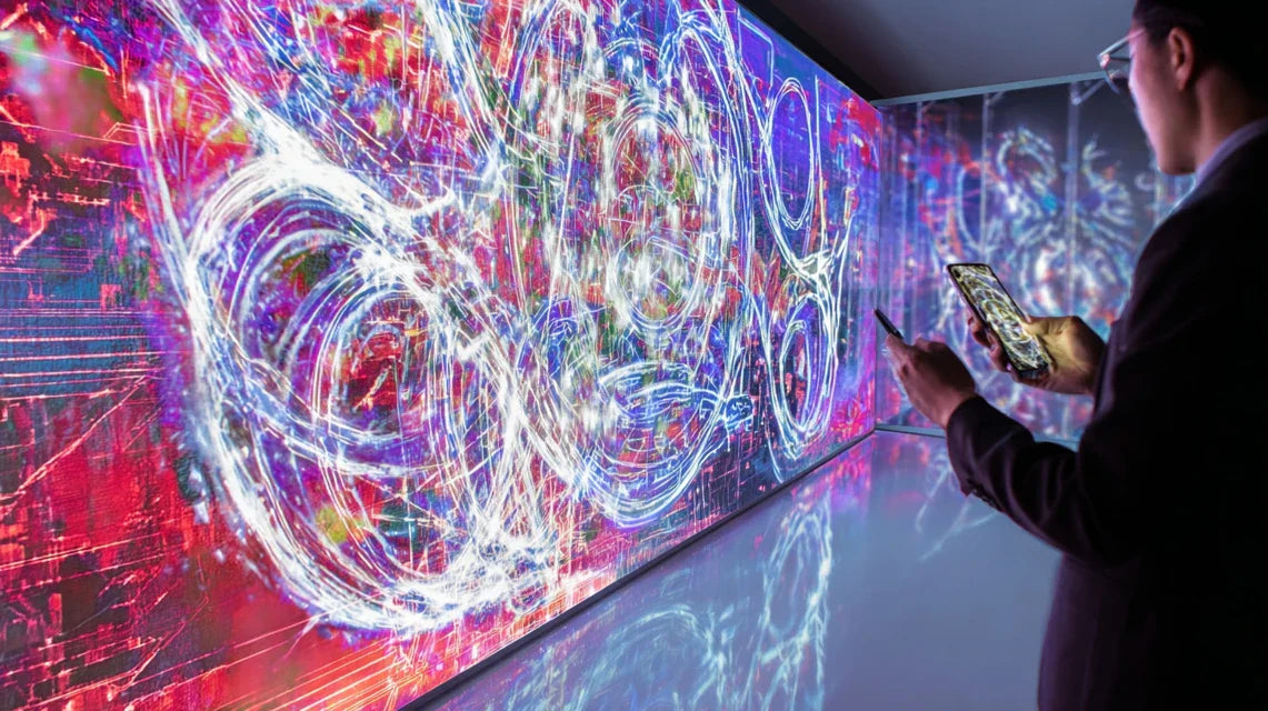 Vers des tableaux NFT ou art mural numérique pilotable ?