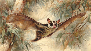 Les gliders dans l'art australien : écureuils volants 
