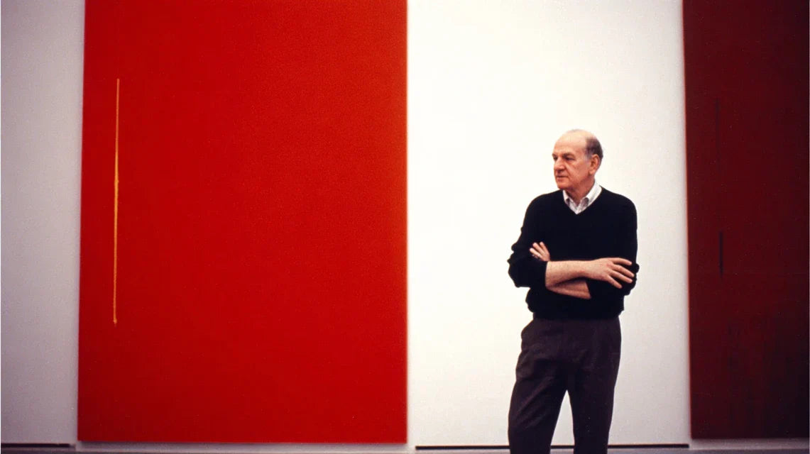 Biographie de Barnett Newman : le philosophe de la verticalité et des “zips” mystiques