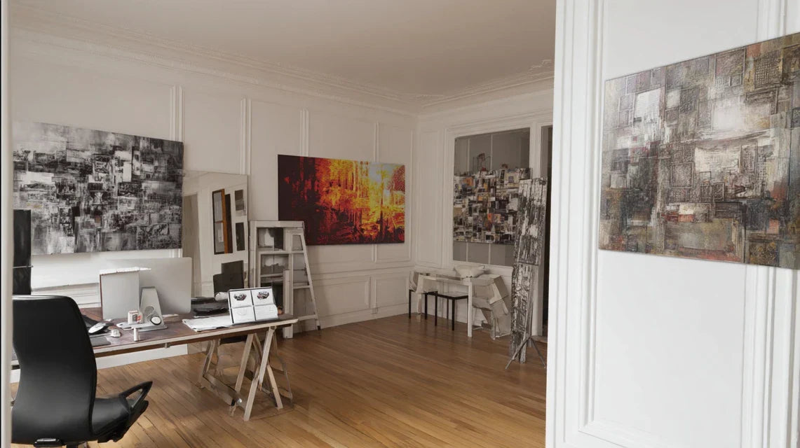 Comment faire cohabiter plusieurs tableaux dans un espace professionnel polyvalent ? 