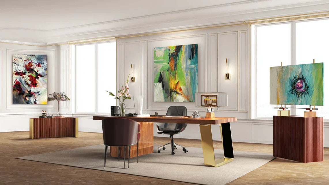 Personnaliser son bureau d’indépendant ou d’entrepreneur avec du vrai art