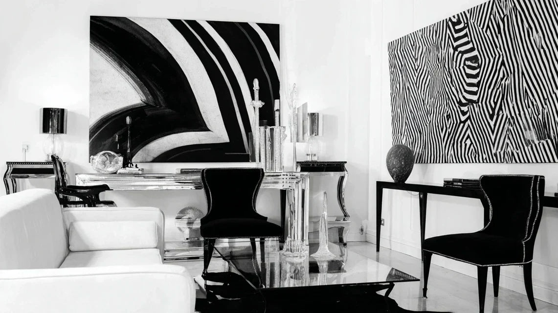 Tableaux noirs et blancs : quand le contraste crée l’élégance