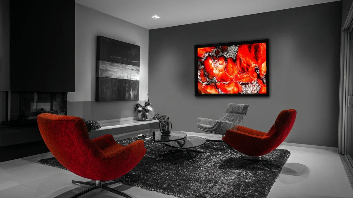 Contrastes chauds/froids en art mural : créez un effet émotionnel puissant