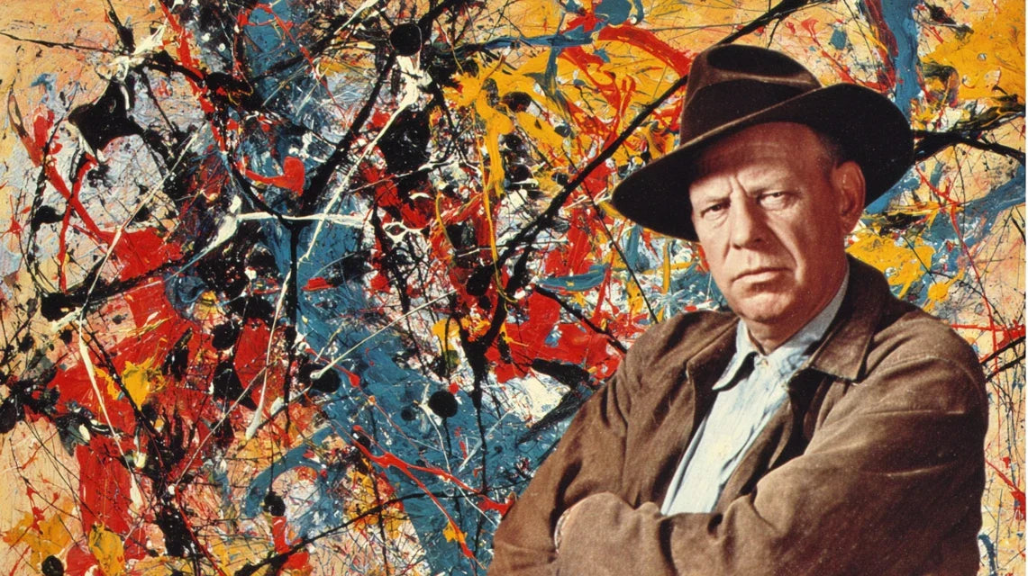 Biographie de Jackson Pollock : le cow-boy de l’abstraction et roi du dripping sauvage