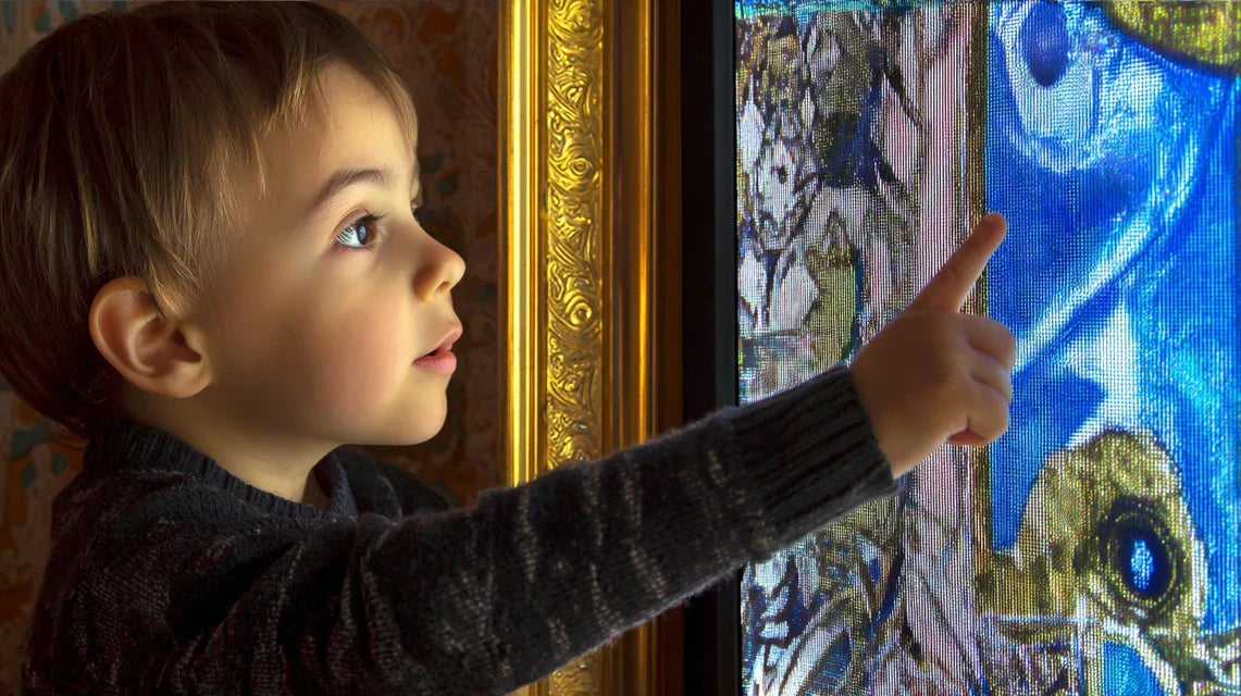 Éveil enfant par l'art : comment les tableaux stimulent la curiosité