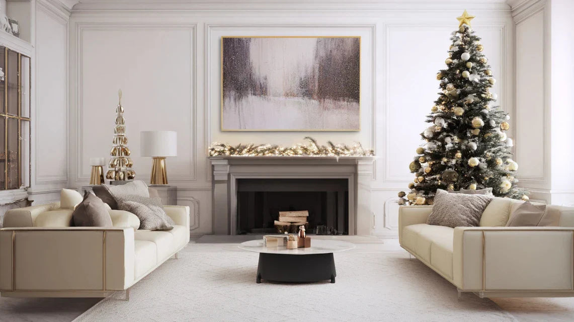 Créer une ambiance Noël chic sans guirlande grâce à l’art mural