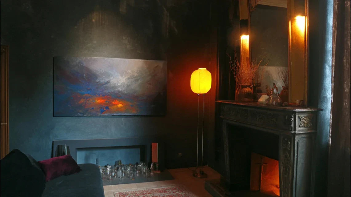 Transformer une pièce neutre en refuge émotionnel grâce à un tableau