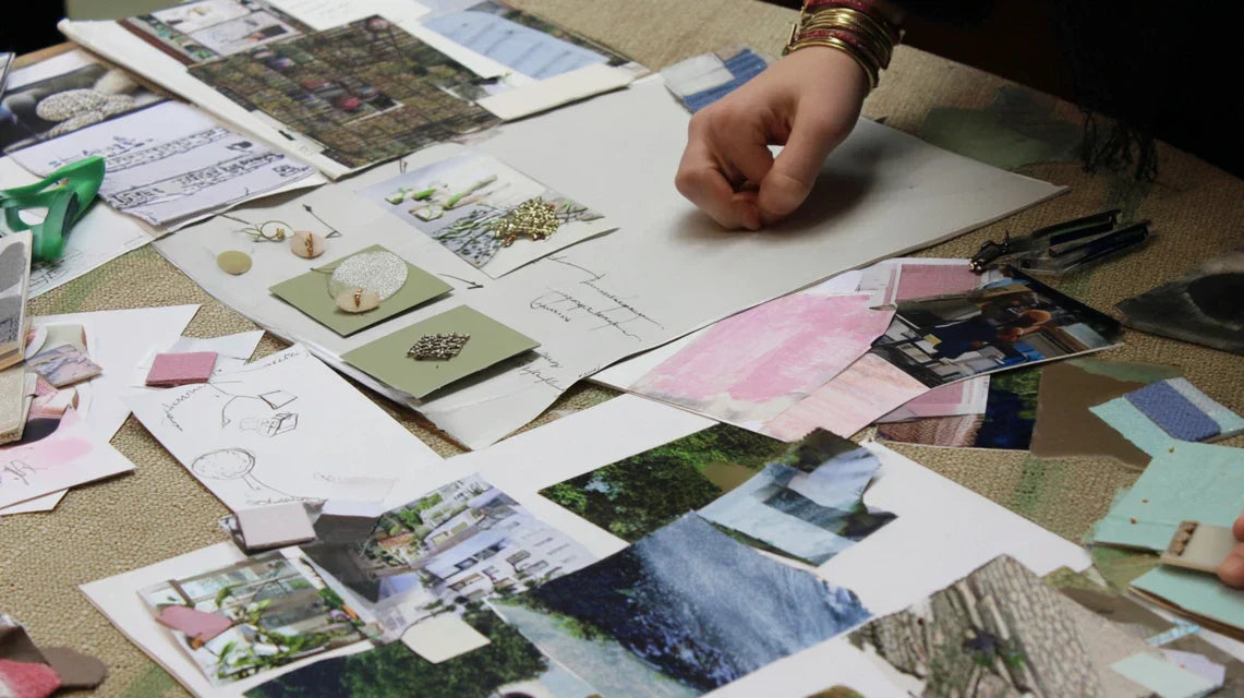 Le tableau comme point de départ d’un moodboard mural personnel