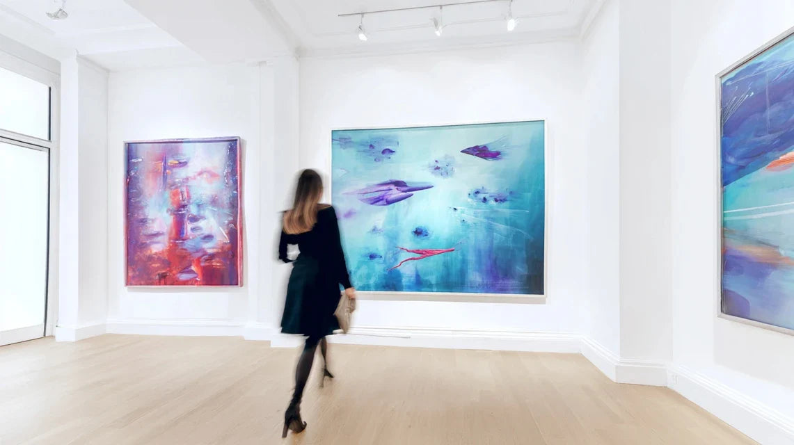 Tableaux interactifs visuels, œuvres qui évoluent selon le regard