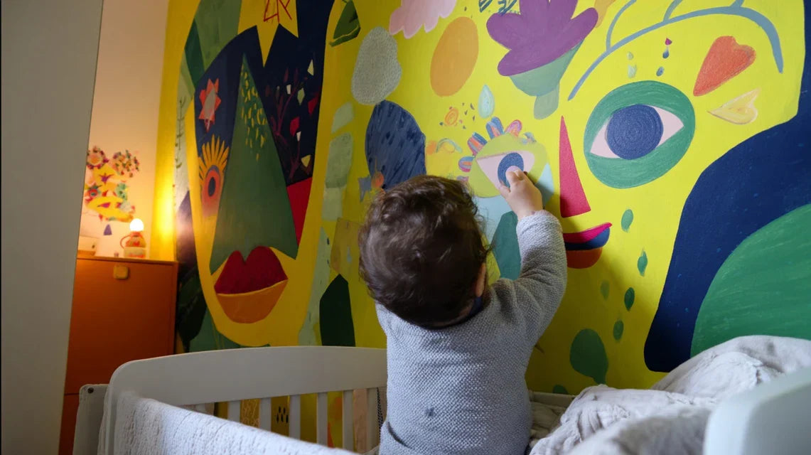 L’art mural comme repère affectif dans la chambre des tout-petits