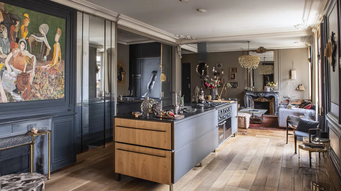 Adoucir une transition entre deux ambiances via l’art mural