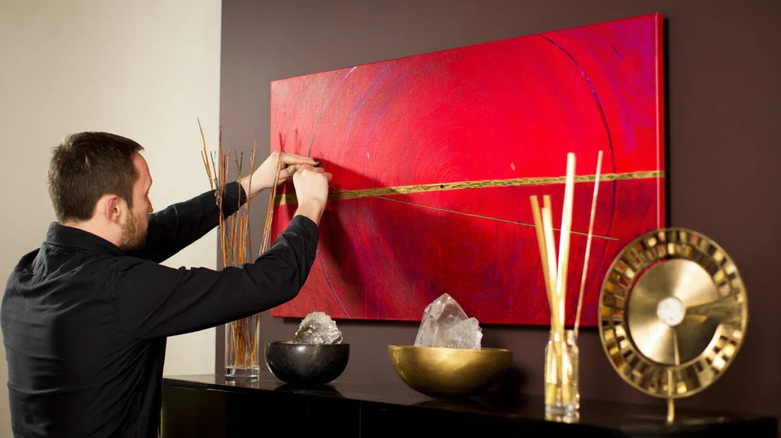 Activation feng shui : placement mural pour stimuler les secteurs énergétiques