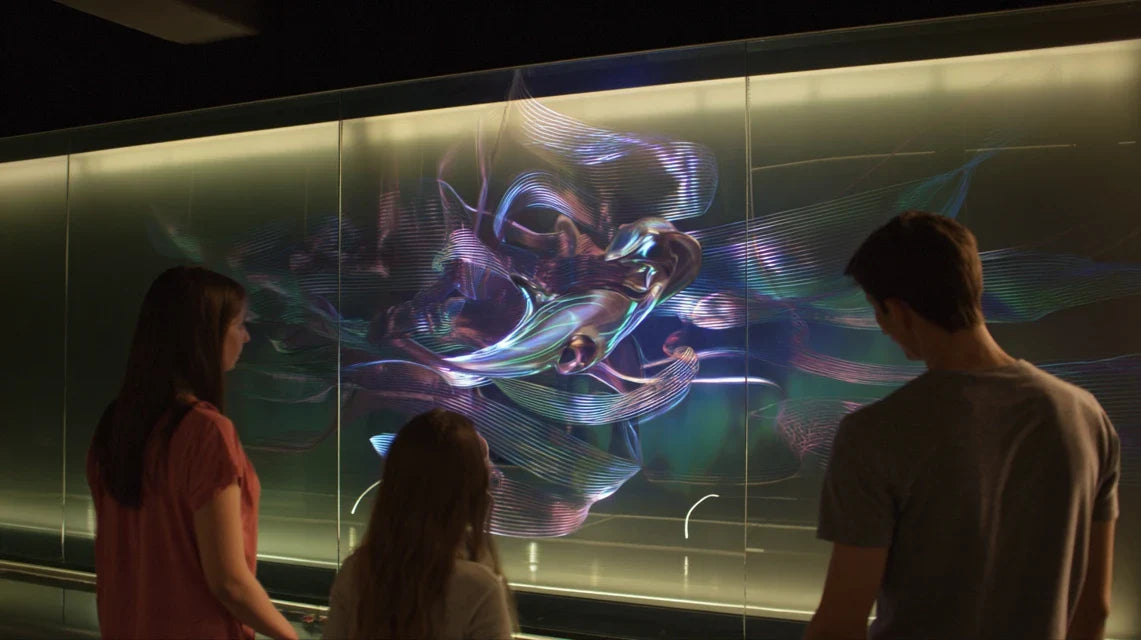 Hologrammes artistiques muraux, futur technologique de la décoration