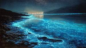 Comment peindre la bioluminescence des vers luisants ?