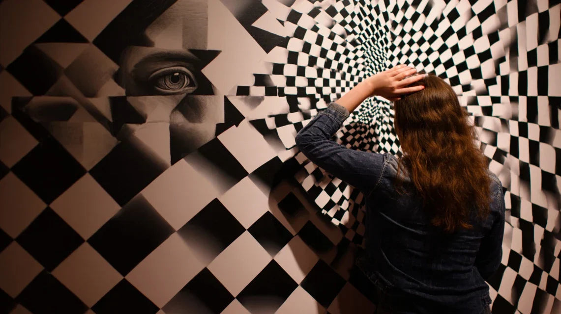 Tableaux aux effets optiques spécifiques : jouez avec la perception et l’attention