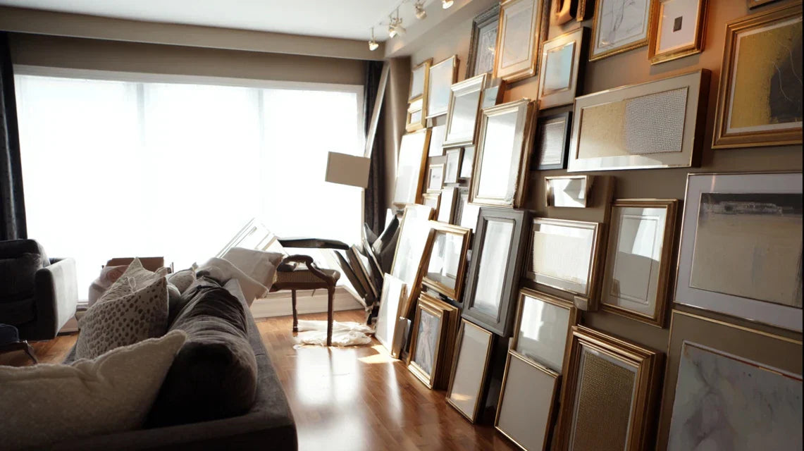 Trop de tableaux, trop de meubles : comment respirer à nouveau ? 