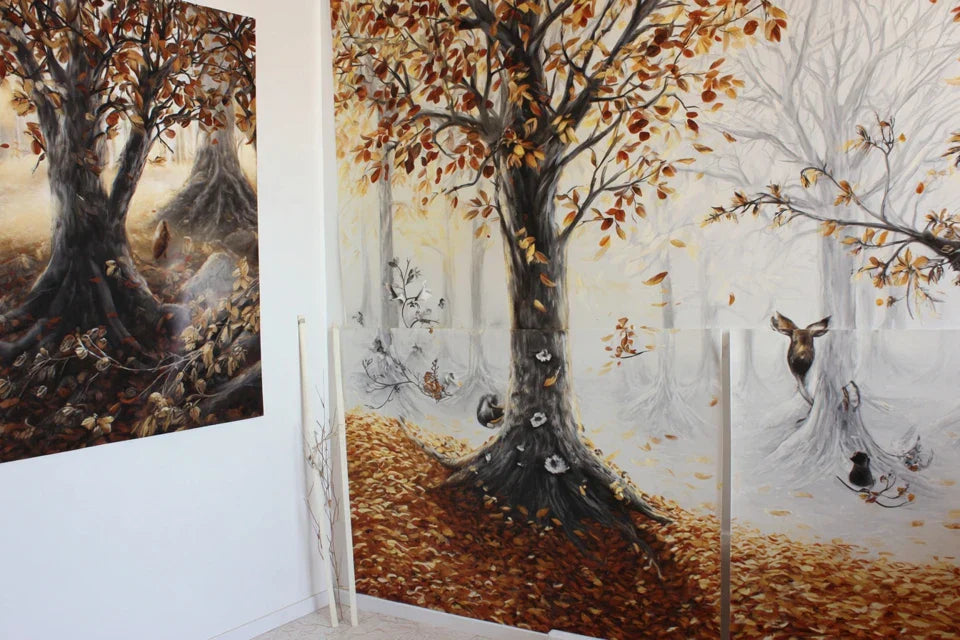 Tableaux muraux pour une déco d’automne chaleureuse