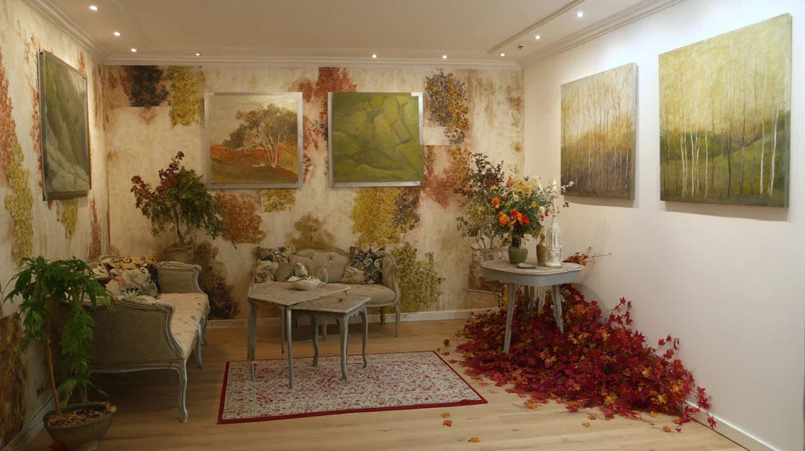 Créer une déco murale évolutive en changeant ses tableaux au fil des saisons