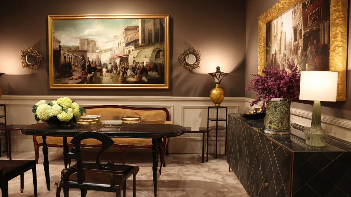 Faut-il accorder le tableau au style de meubles existants ?