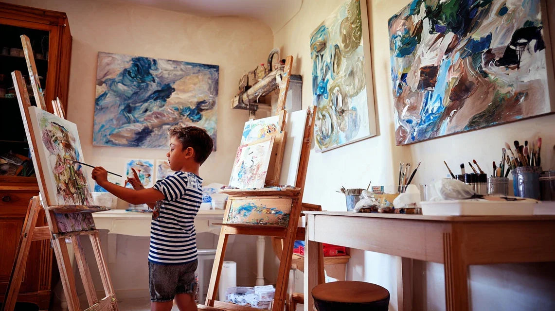 Décoration bureau enfant : créer des zones de concentration avec l'art