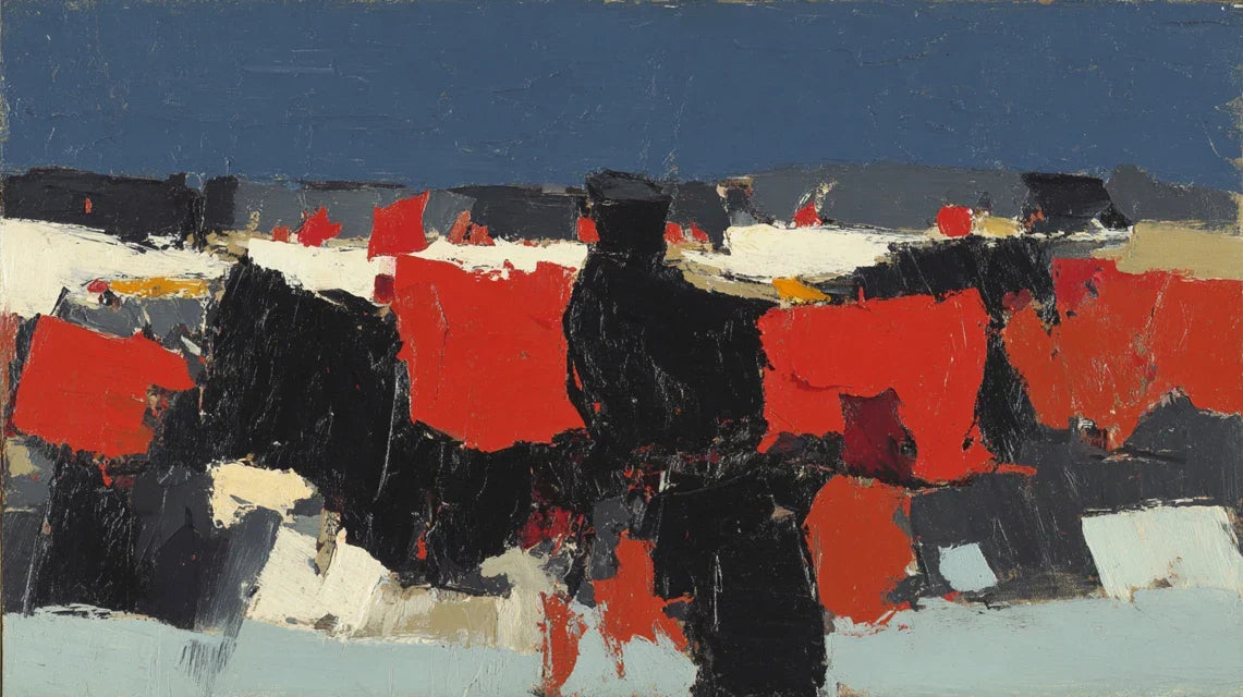 Biographie de Nicolas de Staël : le tragique poète des aplats colorés et des paysages abstraits