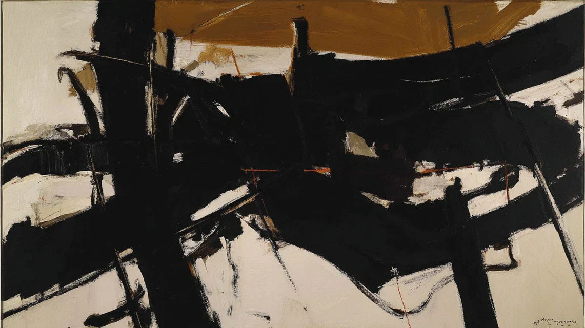 Biographie de Franz Kline : le peintre du geste noir, radical et monumental
