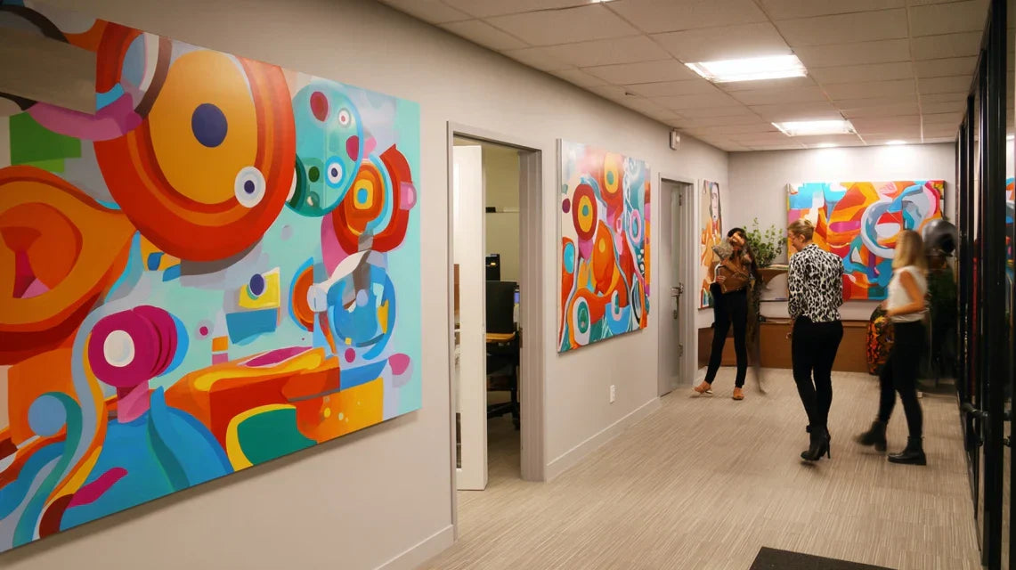 L’art mural comme outil d’identité visuelle en entreprise