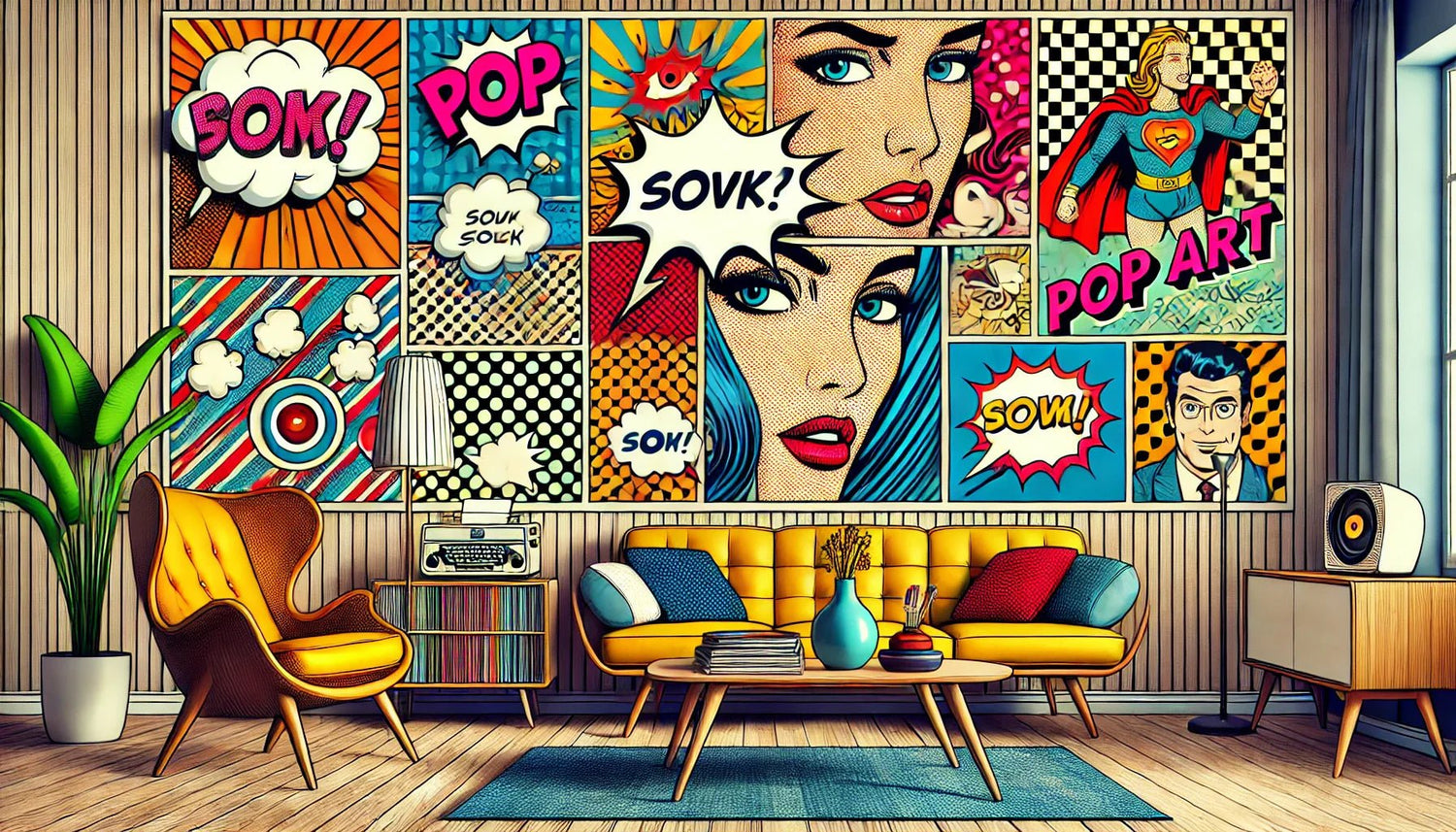 Tableau Pop Art : Guide complet pour une ambiance rétro chic