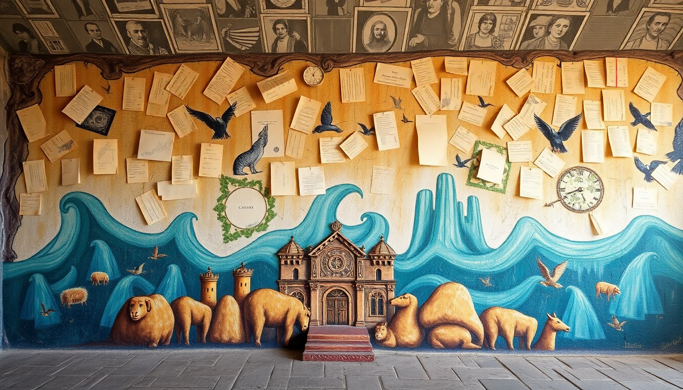 Décoration Murale Inspirante : Comment les Murales de Cartes au Trésor et Océaniques Évoquent des Thèmes Évocateurs pour un Intérieur Unique