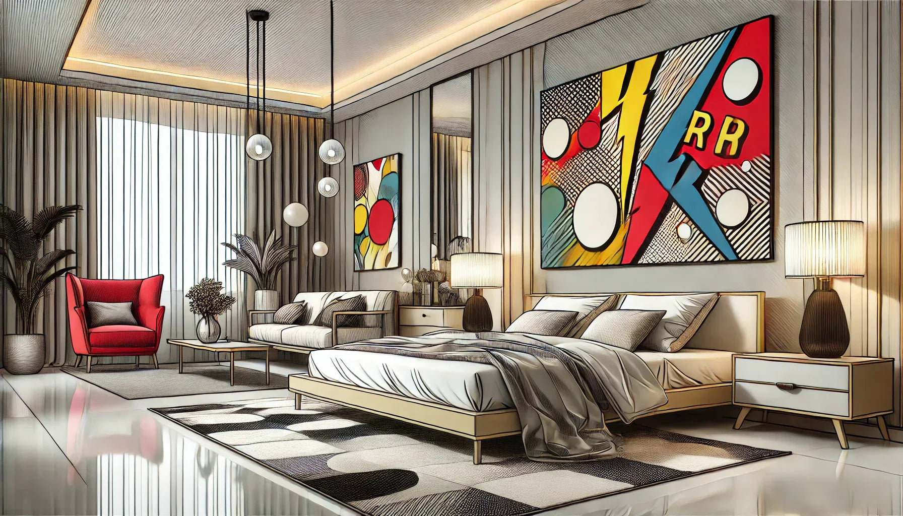 Pourquoi un tableau Pop Art est-il parfait pour personnaliser une chambre moderne ?