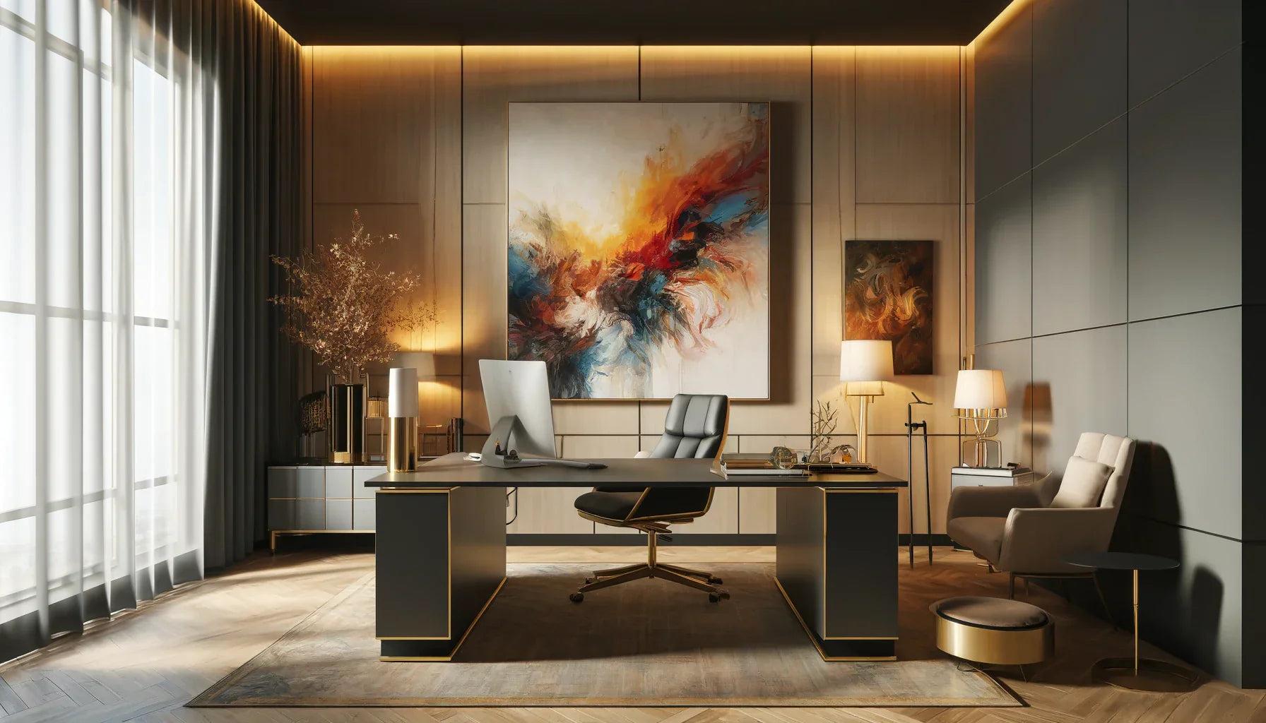 Comment choisir un tableau expressionniste pour un bureau chic et inspirant ?