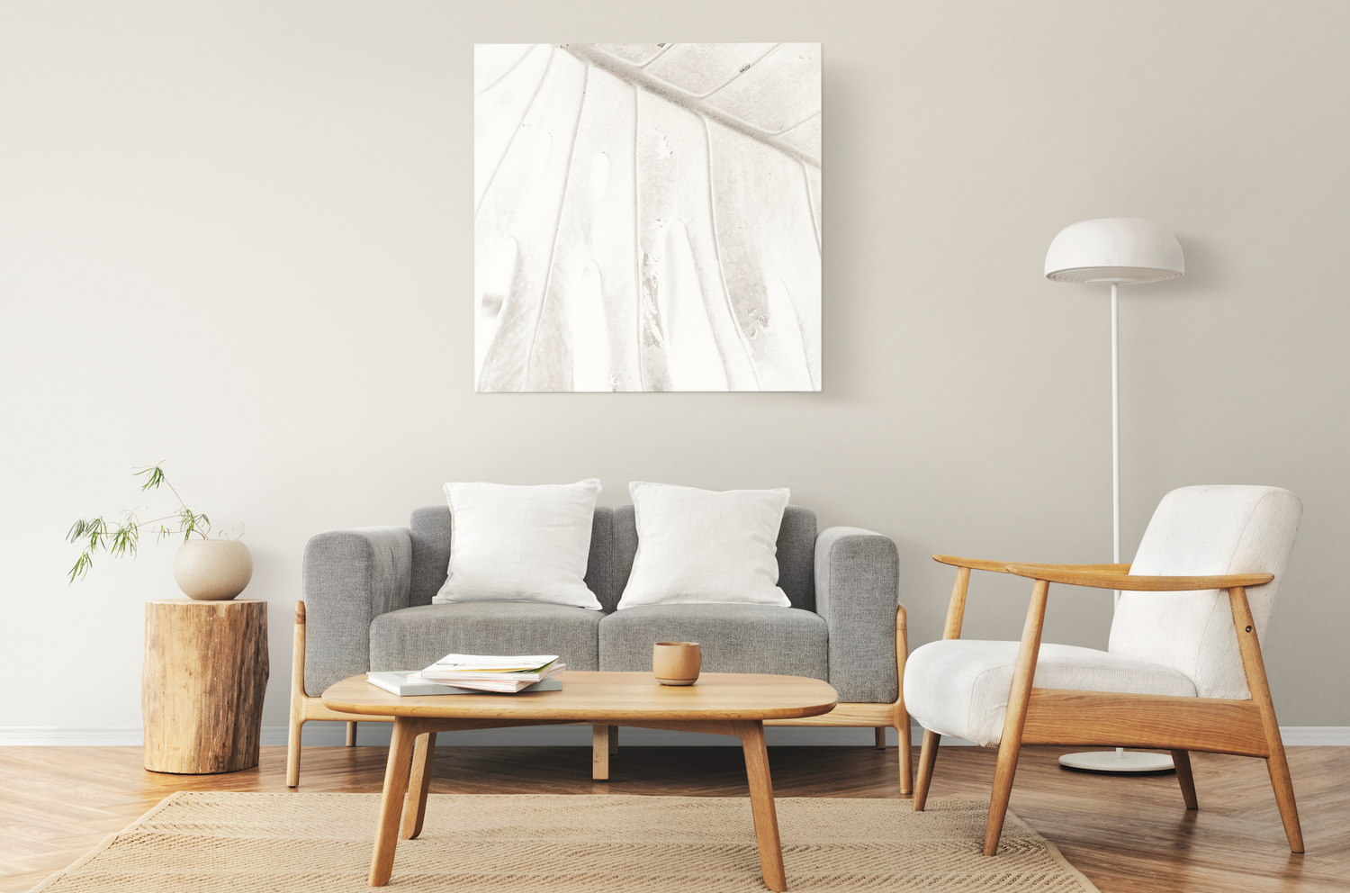 Pourquoi opter pour un tableau minimaliste dans un salon moderne ?