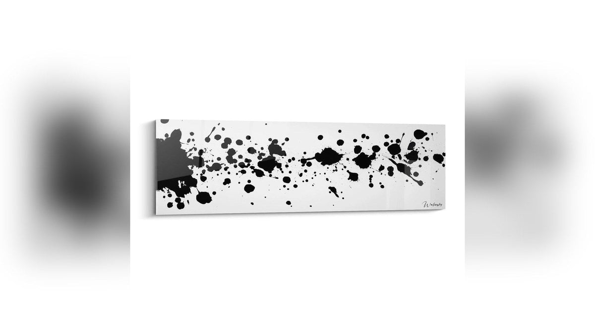 Tableau encadré sur un mur : Passion Débordante Noire