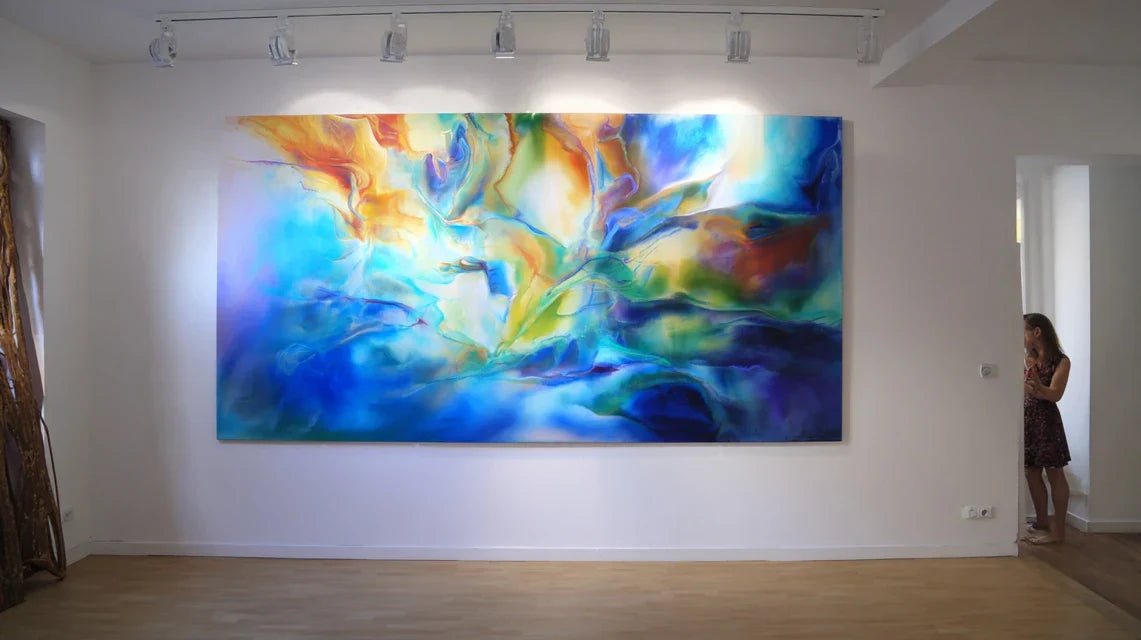 Art abstrait spirituel, exprimer l'invisible par la forme et couleur