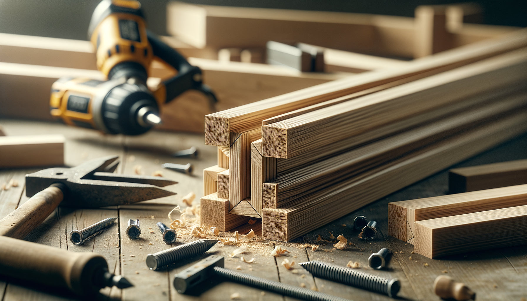 Comparaison détaillée entre assemblage traditionnel à tenon-mortaise et assemblage moderne d'angle de cadre en bois