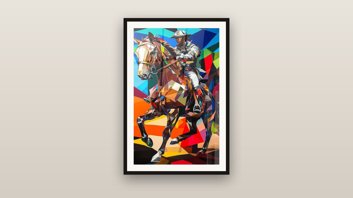 Quadro incorniciato su una parete