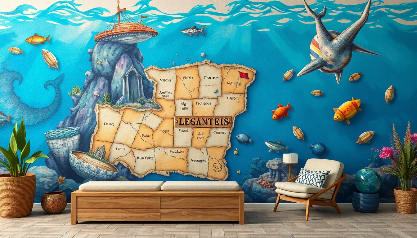 Décoration Murale Unique : Comment Intégrer des Murales Océaniques et des Cartes au Trésor Géantes dans Votre Intérieur pour Créer un Espace de Vie Évocateur