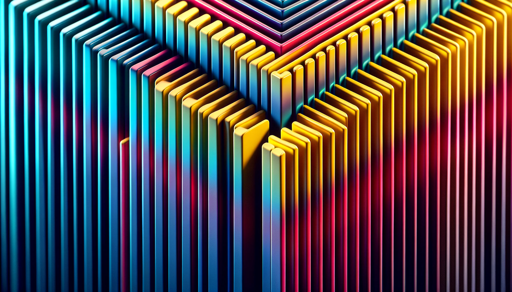 Gros plan d'une Physichromie de Carlos Cruz-Diez montrant lamelles colorées juxtaposées créant effet cinétique optique