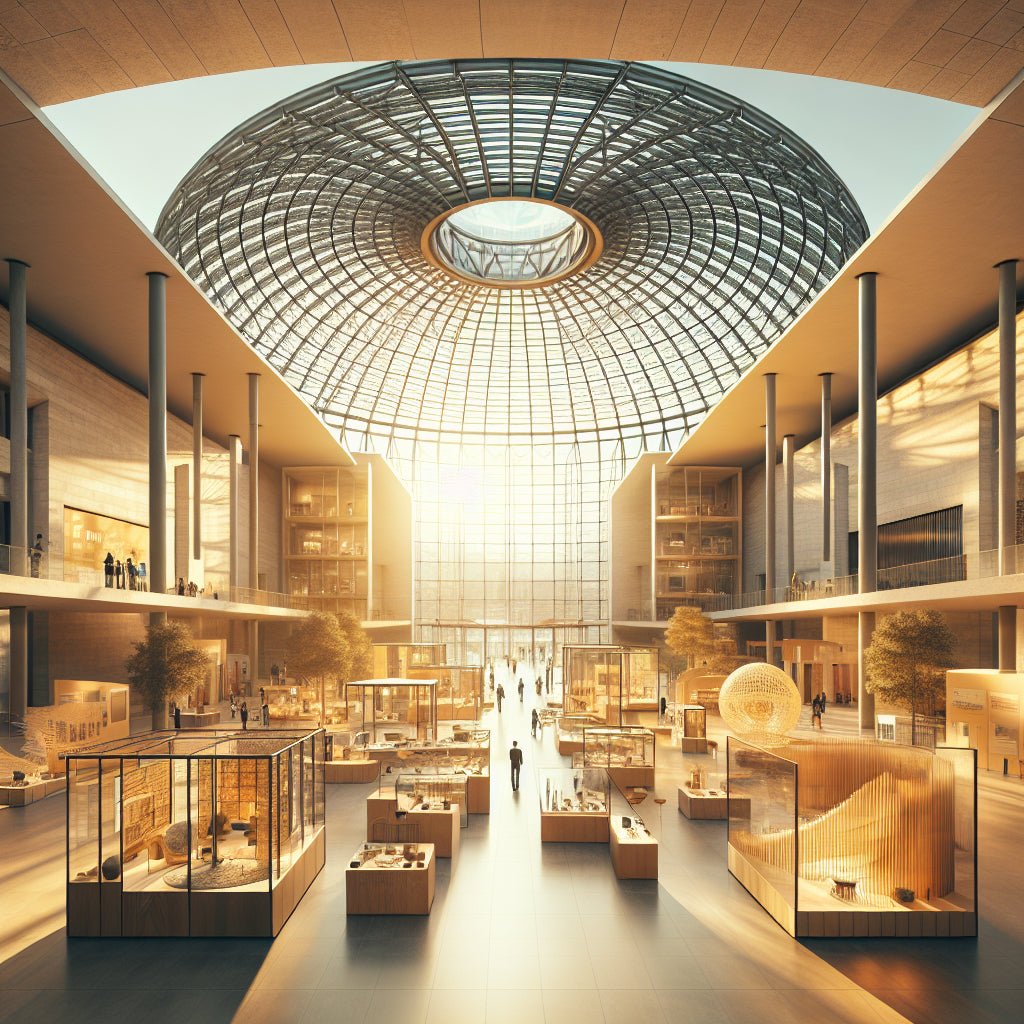 Installation architecture durable Chicago Cultural Center exposition design climatique biennial 2025 moderne