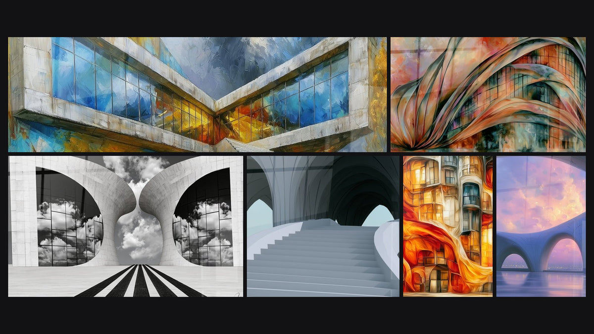 Tableoux Tableau architecture abstrait entrée design : guide de choix