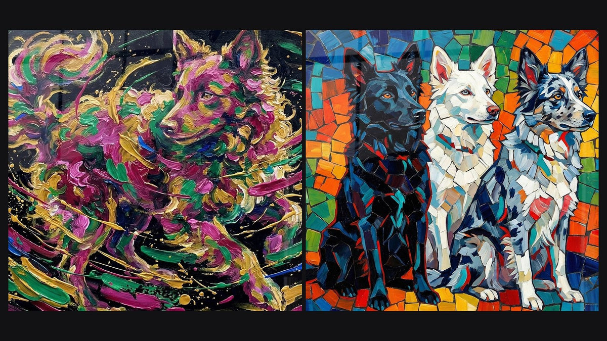 Deux tableaux côte à côte