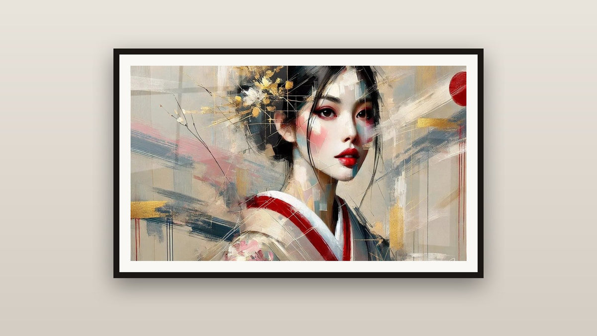 Quadro incorniciato su una parete: Ritratto di una Musa