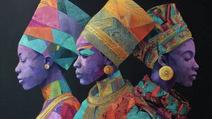 Comment les coiffes royales africaines inspirent l'art mural contemporain ?