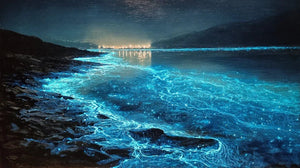 Comment peindre la bioluminescence des vers luisants ?