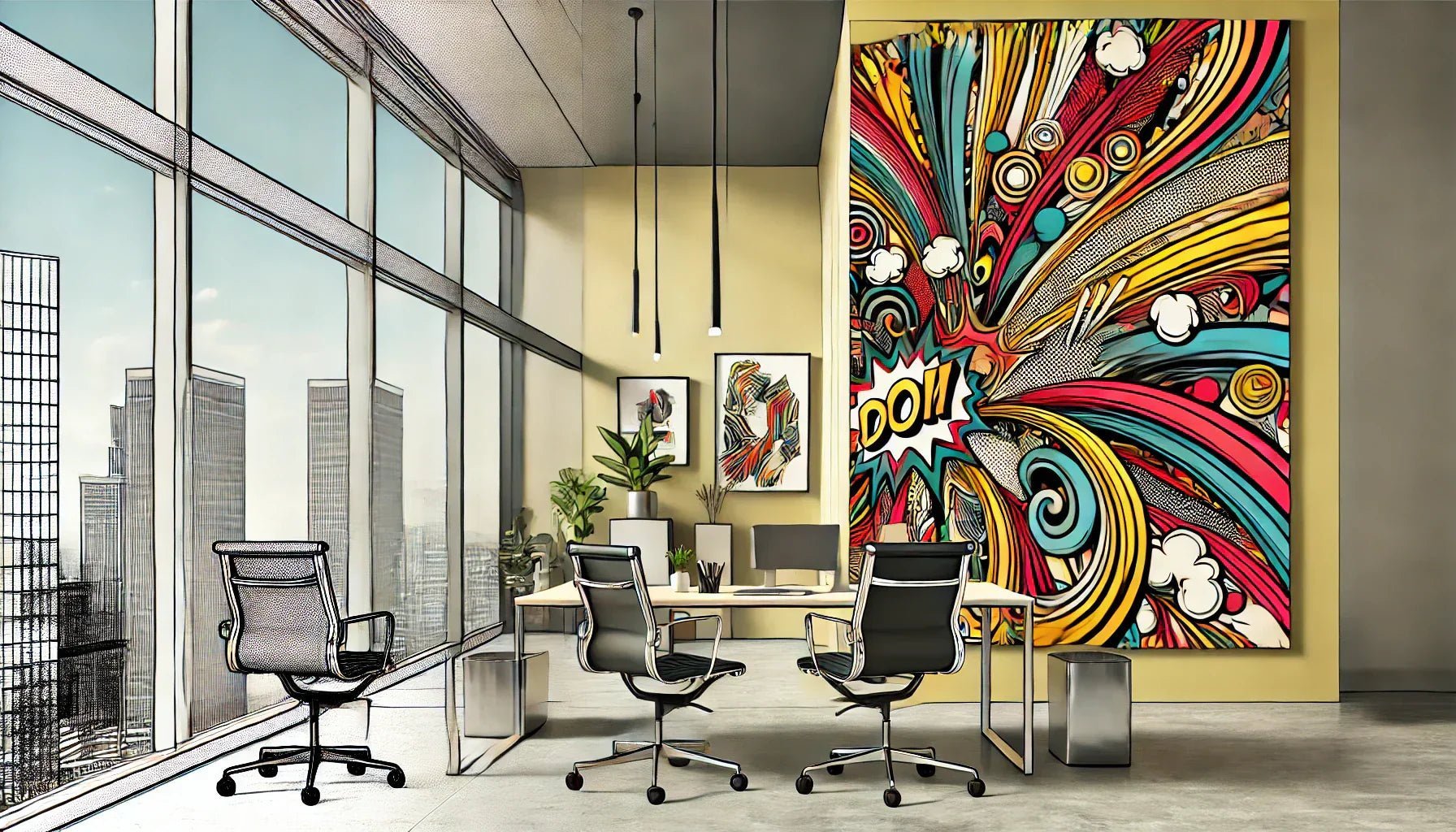 Comment un tableau Pop Art peut transformer la déco d’un bureau contemporain ?