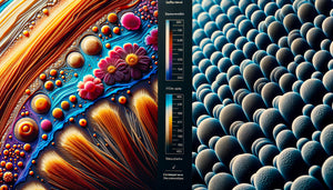 Comparaison macro d'une sérigraphie artisanale authentique versus impression numérique montrant différences de texture et d'épaisseur d'encre