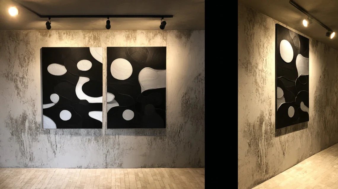 Créer un diptyque mural autour de l’évolution dans le temps