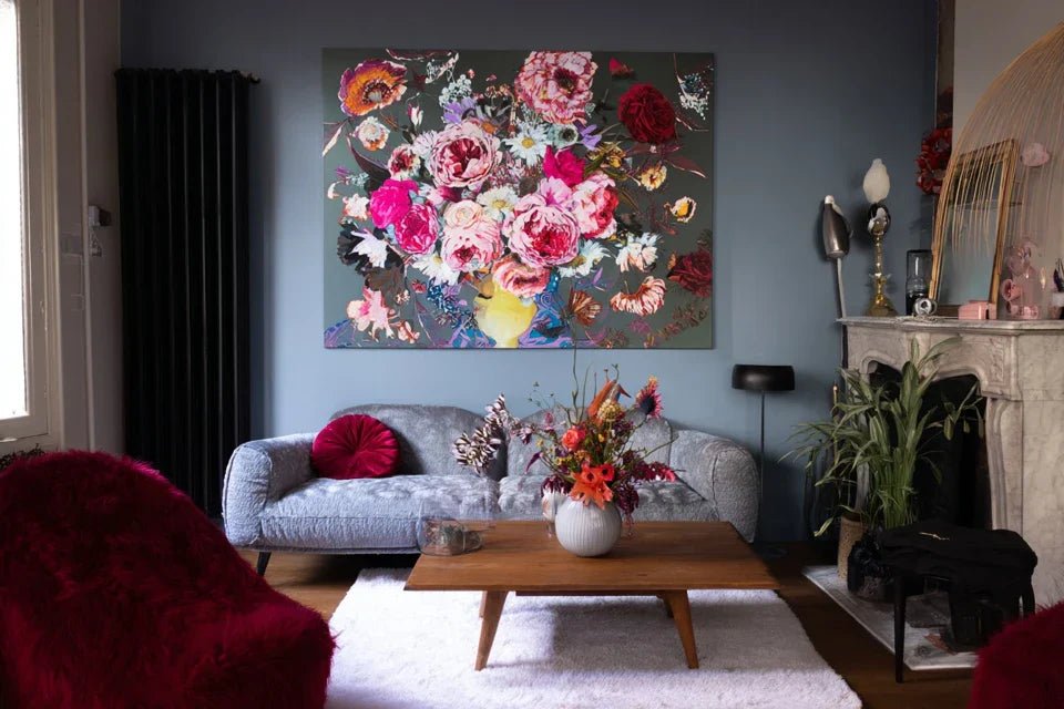 Créer un point focal dans une pièce avec un tableau grand format