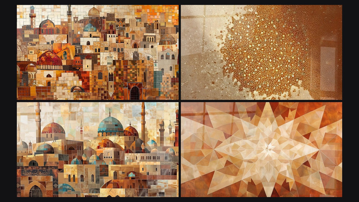 Mosaico di quattro quadri