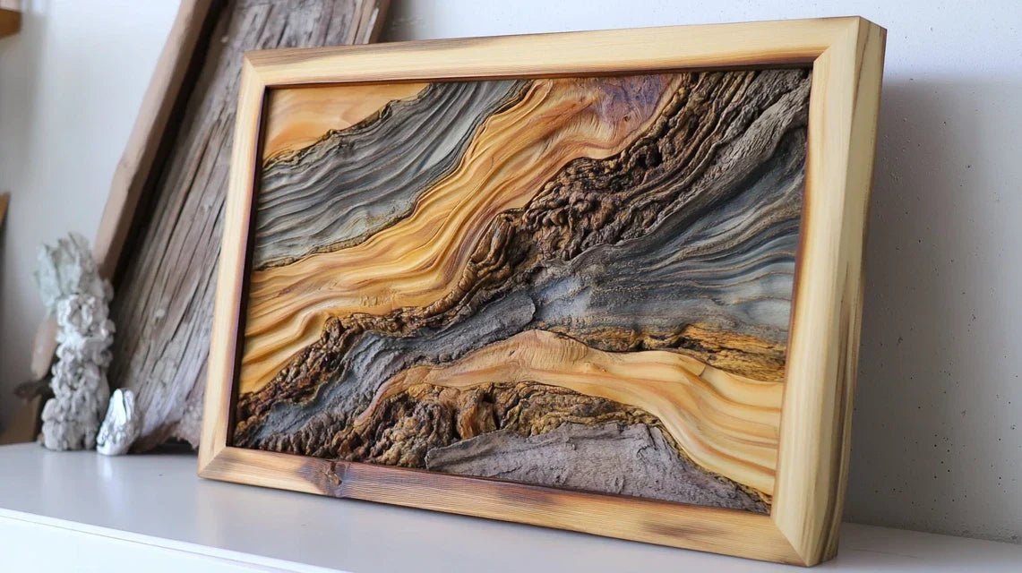 Tutoriel illustré montrant les étapes clés pour créer votre propre cadre en bois massif personnalisé, avec outils nécessaires et techniques de finition pour débutants.